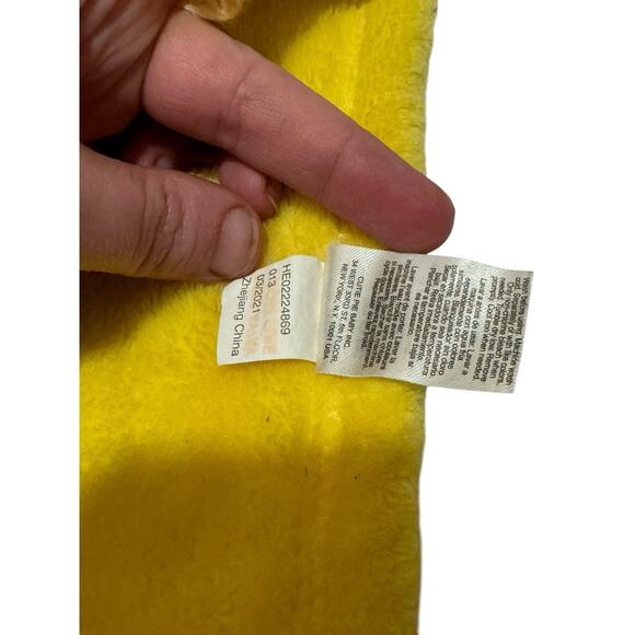 Chick Pea Rainbow Love Baby Lovey Yellow Security Blanket Pride Plush 13”x13” - Picture 3 of 5